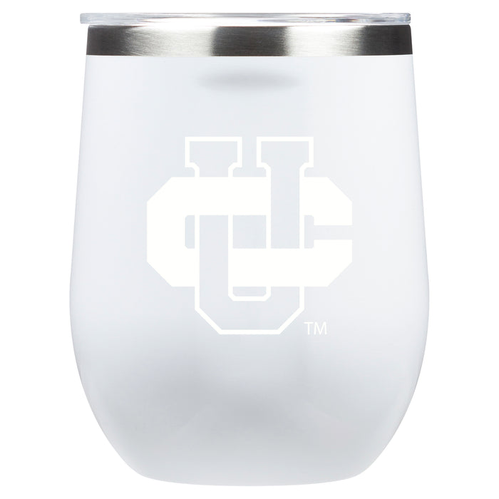 Corkcicle Stemless Wine Glass with Chapman Univ Panthers Secondary Logo