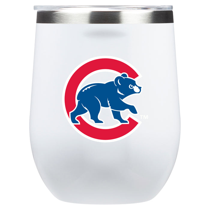 Corkcicle Stemless Wine Glass with Chicago Cubs Secondary Logo