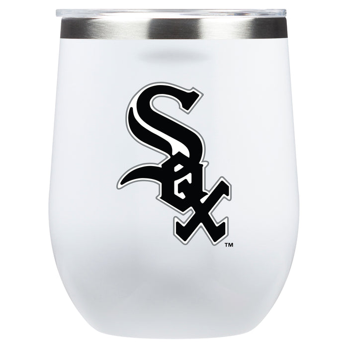 Corkcicle Stemless Wine Glass with Chicago White Sox Primary Logo