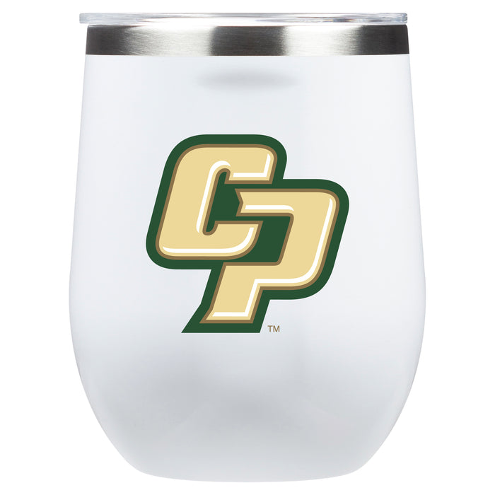 Corkcicle Stemless Wine Glass with Cal Poly Mustangs Secondary Logo
