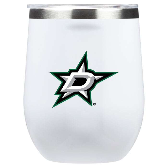 Corkcicle Stemless Wine Glass with Dallas Stars Primary Logo