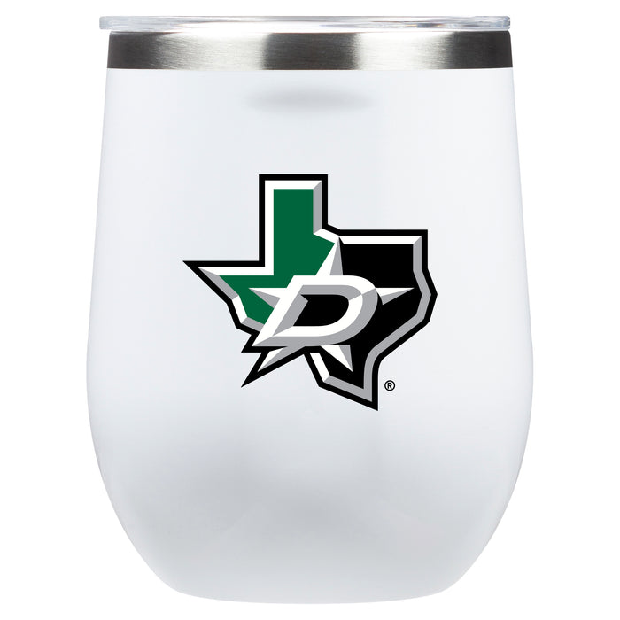 Corkcicle Stemless Wine Glass with Dallas Stars Secondary Logo