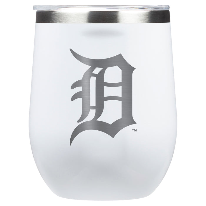 Corkcicle Stemless Wine Glass with Detroit Tigers Primary Logo