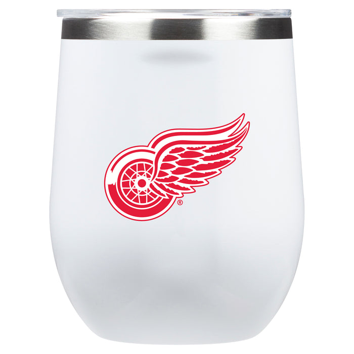 Corkcicle Stemless Wine Glass with Detroit Red Wings Primary Logo