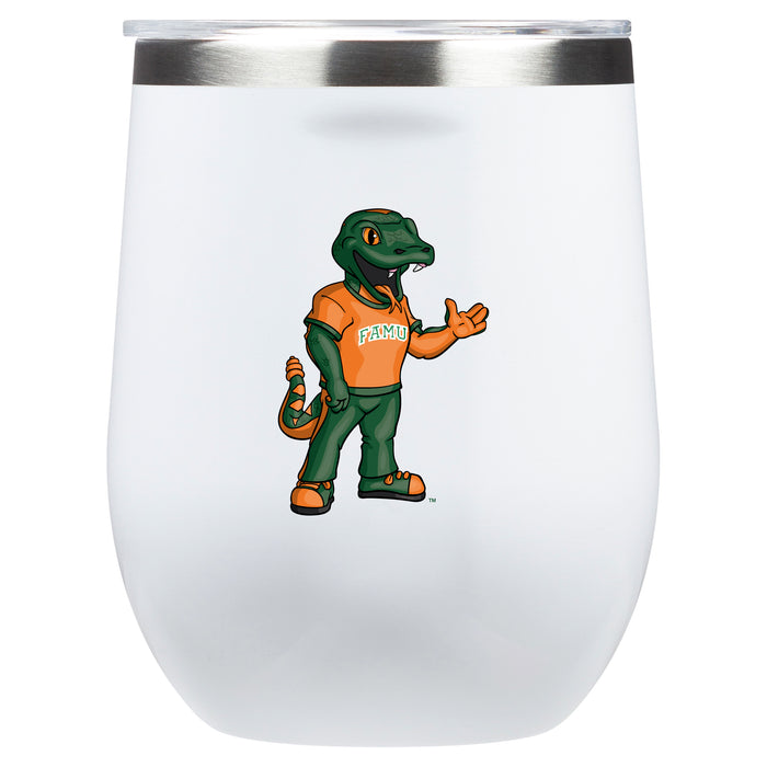 Corkcicle Stemless Wine Glass with Florida A&M Rattlers Secondary Logo