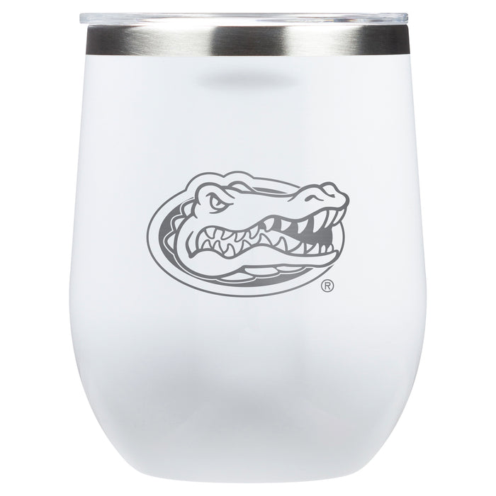 Corkcicle Stemless Wine Glass with Florida Gators Primary Logo