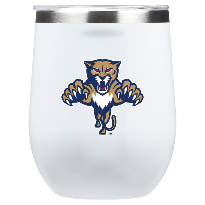 Corkcicle Stemless Wine Glass with Florida Panthers Secondary Logo