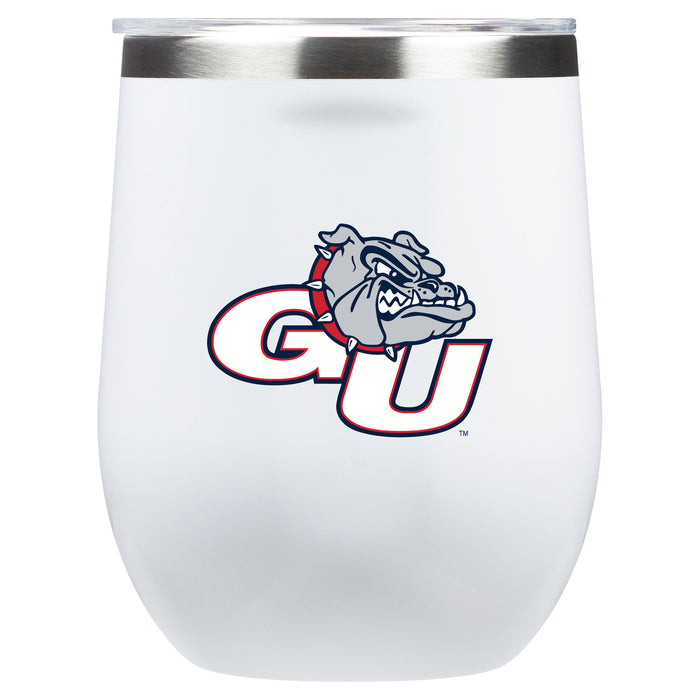 Corkcicle Stemless Wine Glass with Gonzaga Bulldogs Secondary Logo