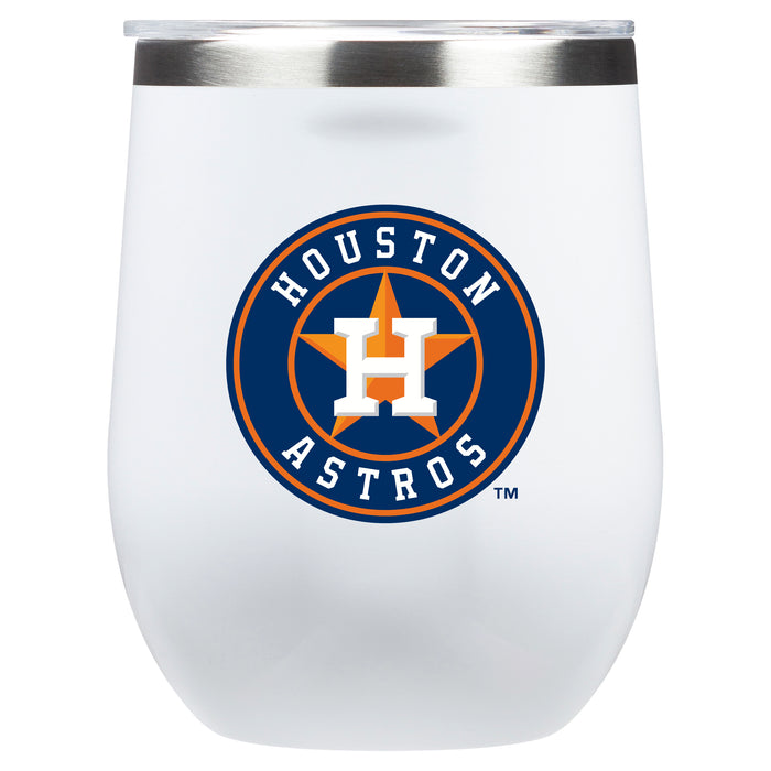 Corkcicle Stemless Wine Glass with Houston Astros Secondary Logo