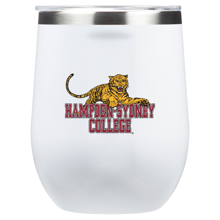 Corkcicle Stemless Wine Glass with Hampden Sydney Secondary Logo