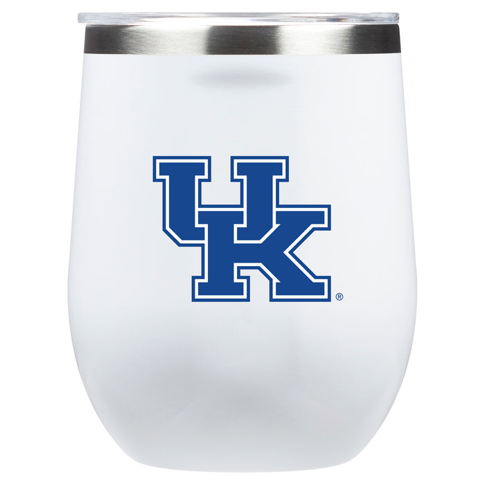 Corkcicle Stemless Wine Glass with Kentucky Wildcats Primary Logo