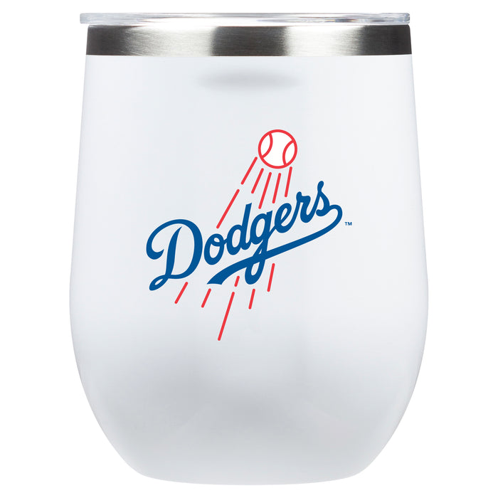 Corkcicle Stemless Wine Glass with Los Angeles Dodgers Secondary Logo