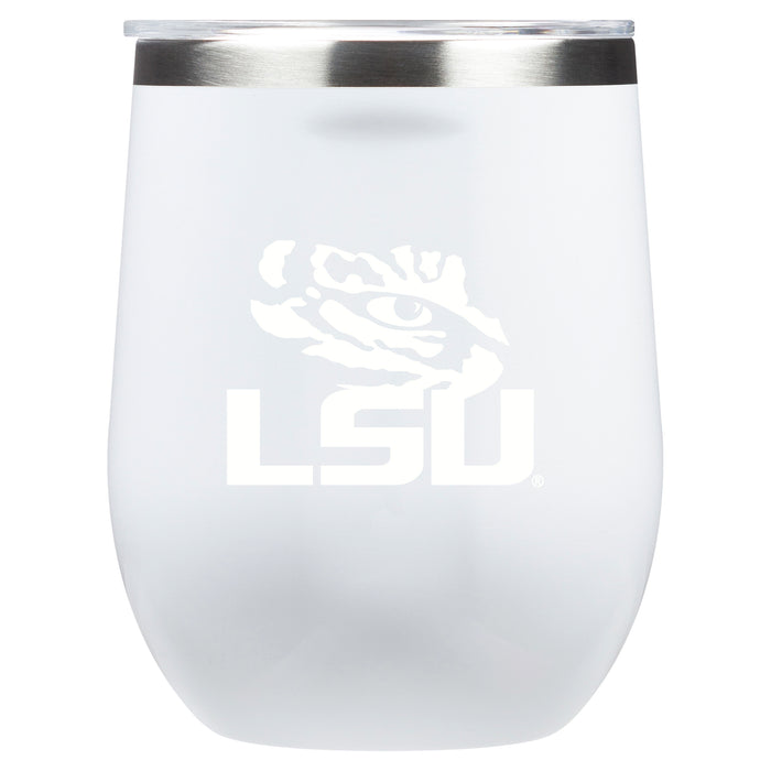 Corkcicle Stemless Wine Glass with LSU Tigers Secondary Logo