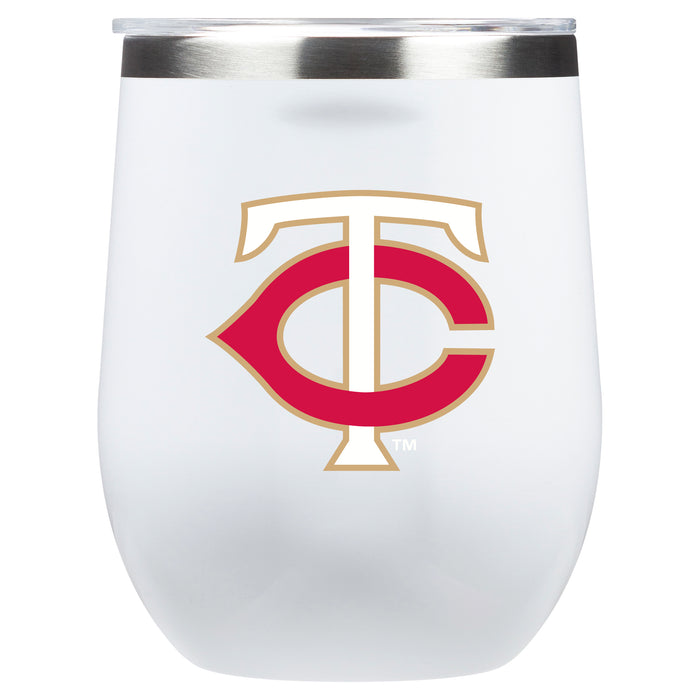 Corkcicle Stemless Wine Glass with Minnesota Twins Secondary Logo