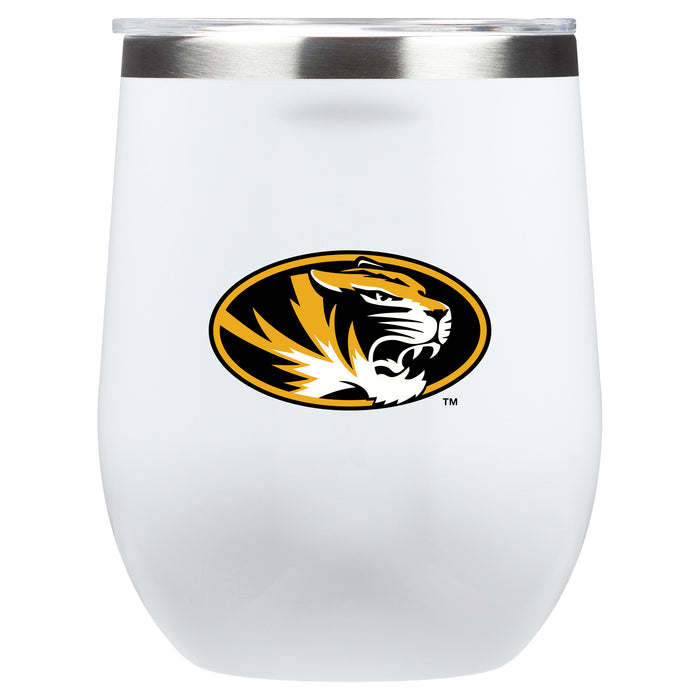 Corkcicle Stemless Wine Glass with Missouri Tigers Primary Logo