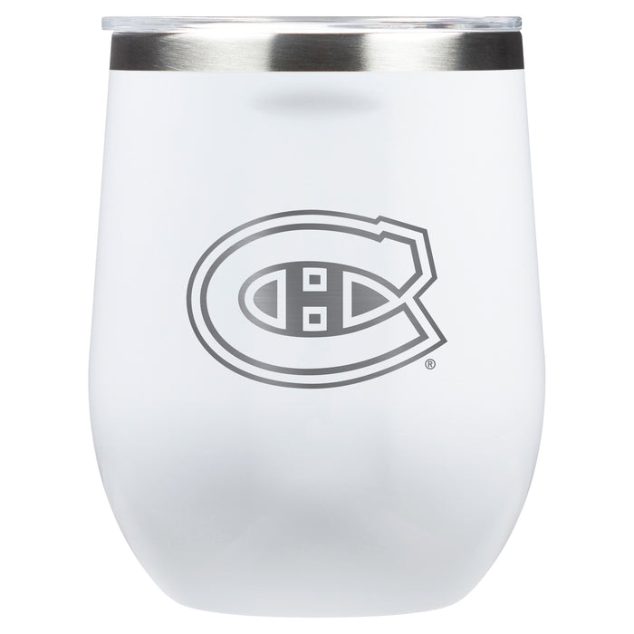 Corkcicle Stemless Wine Glass with Montreal Canadiens Primary Logo