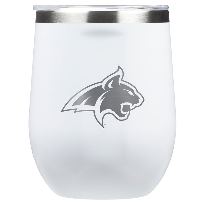 Corkcicle Stemless Wine Glass with Montana State Bobcats Primary Logo