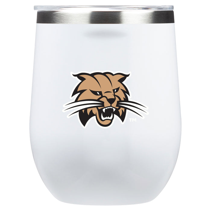 Corkcicle Stemless Wine Glass with Ohio University Bobcats Secondary Logo