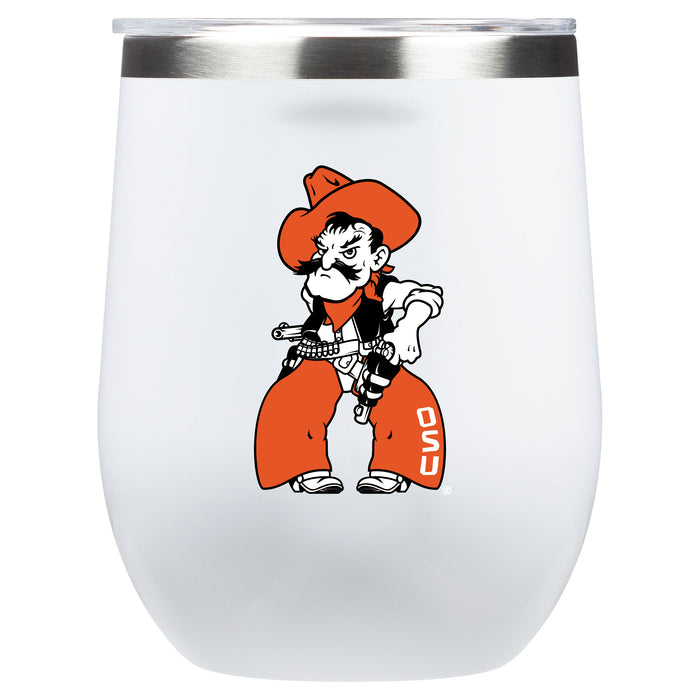 Corkcicle Stemless Wine Glass with Oklahoma State Cowboys Secondary Logo