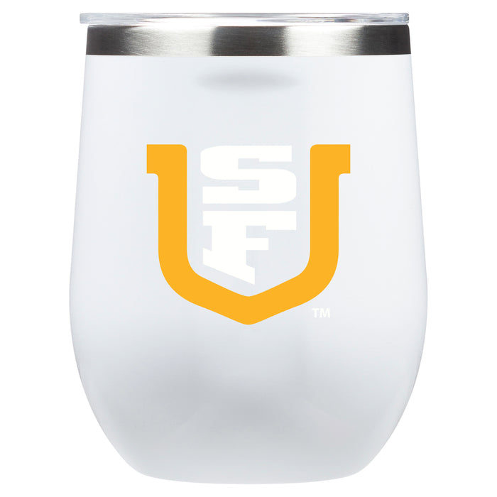 Corkcicle Stemless Wine Glass with San Francisco Dons Secondary Logo