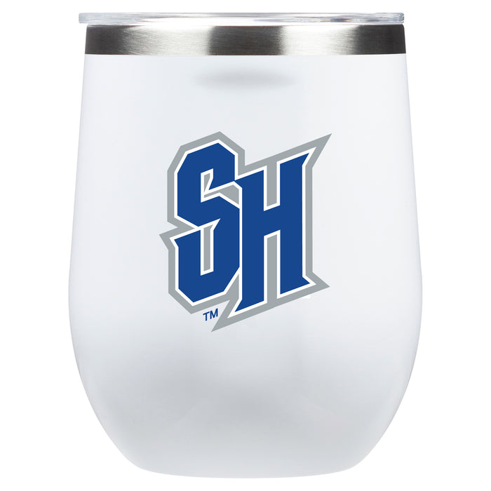 Corkcicle Stemless Wine Glass with Seton Hall Pirates Secondary Logo