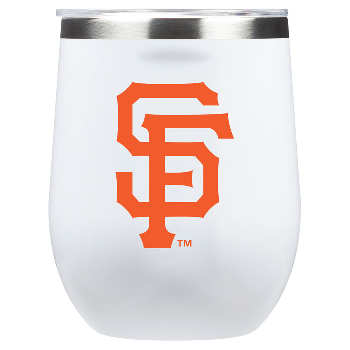 Corkcicle Stemless Wine Glass with San Francisco Giants Primary Logo