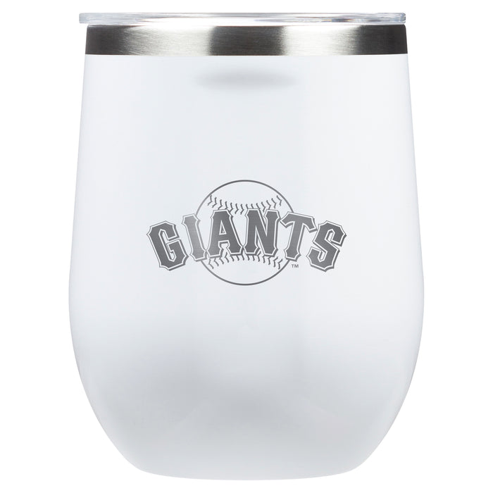Corkcicle Stemless Wine Glass with San Francisco Giants Secondary Etched Logo