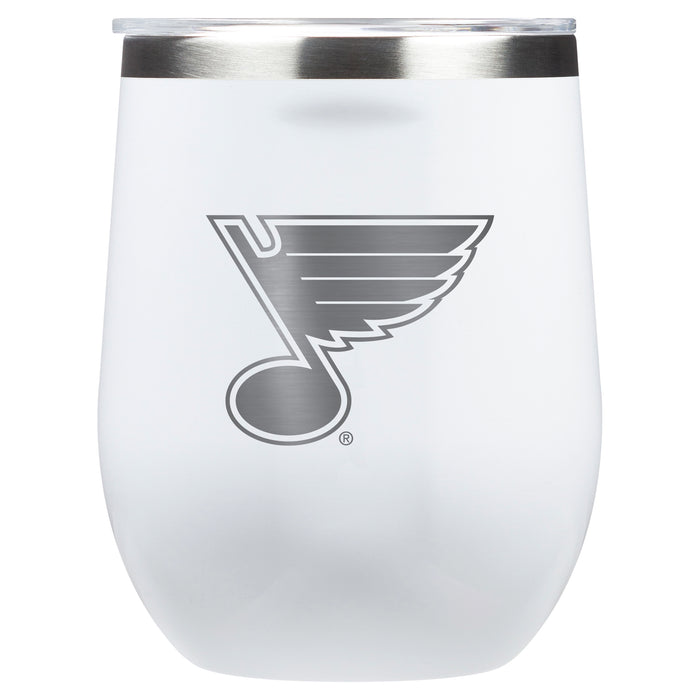 Corkcicle Stemless Wine Glass with St. Louis Blues Primary Logo