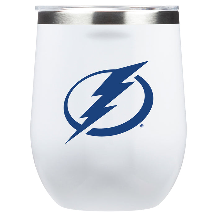 Corkcicle Stemless Wine Glass with Tampa Bay Lightning Primary Logo