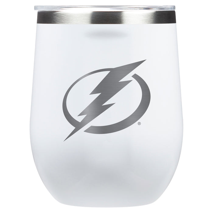 Corkcicle Stemless Wine Glass with Tampa Bay Lightning Primary Logo