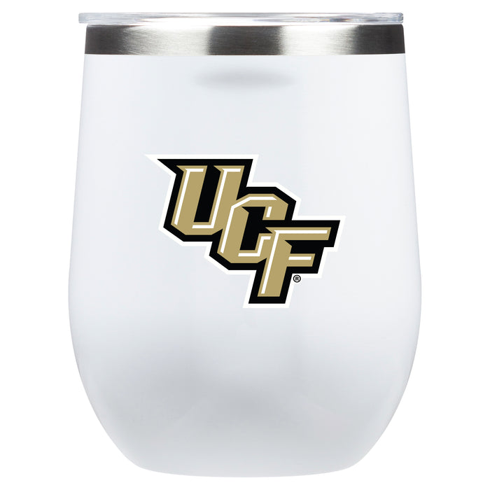 Corkcicle Stemless Wine Glass with UCF Knights Primary Logo