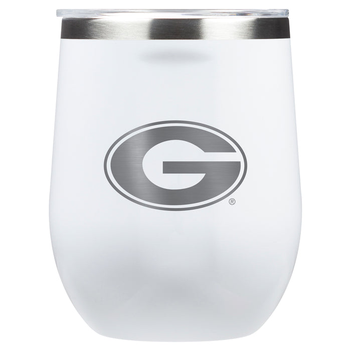 Corkcicle Stemless Wine Glass with Georgia Bulldogs Primary Logo