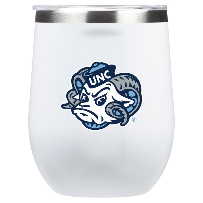 Corkcicle Stemless Wine Glass with UNC Tar Heels Secondary Logo