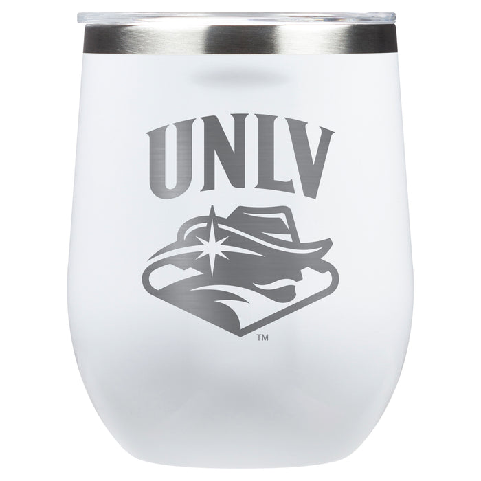 Corkcicle Stemless Wine Glass with UNLV Rebels Primary Logo