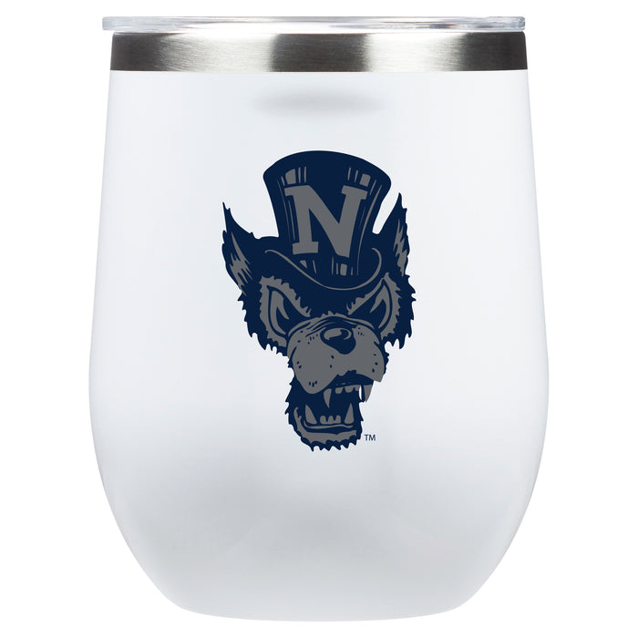 Corkcicle Stemless Wine Glass with Nevada Wolf Pack Secondary Logo