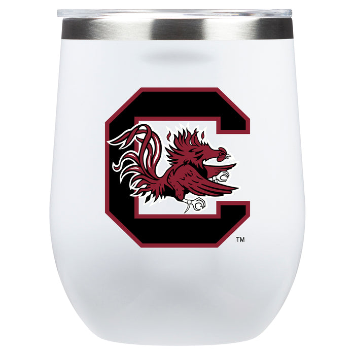 Corkcicle Stemless Wine Glass with South Carolina Gamecocks Primary Logo