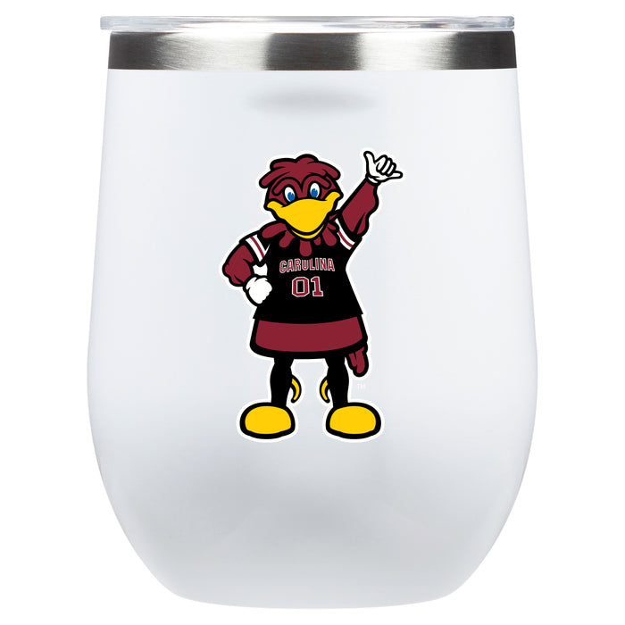 Corkcicle Stemless Wine Glass with South Carolina Gamecocks Secondary Logo