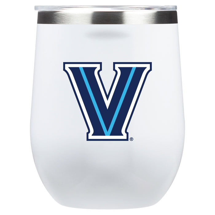 Corkcicle Stemless Wine Glass with Villanova University Primary Logo