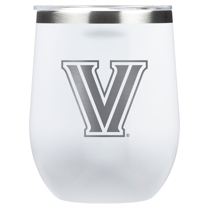 Corkcicle Stemless Wine Glass with Villanova University Primary Logo