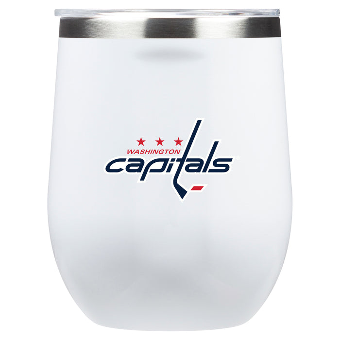 Corkcicle Stemless Wine Glass with Washington Capitals Primary Logo