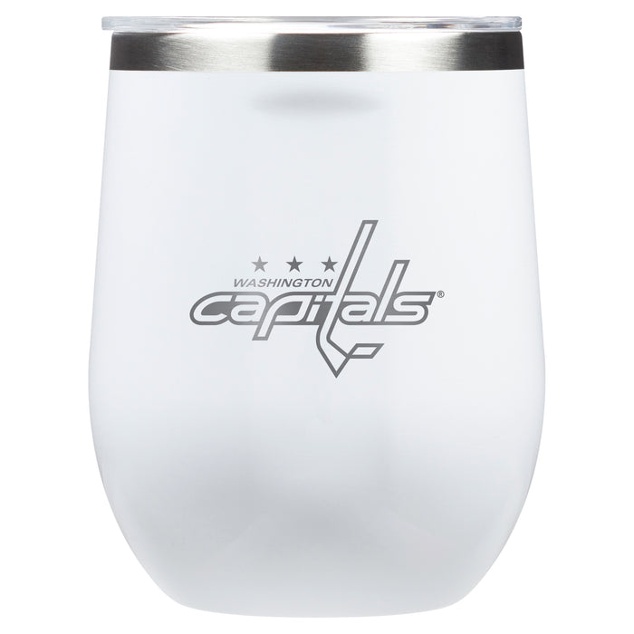 Corkcicle Stemless Wine Glass with Washington Capitals Primary Logo