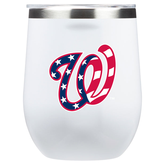 Corkcicle Stemless Wine Glass with Washington Nationals Secondary Logo