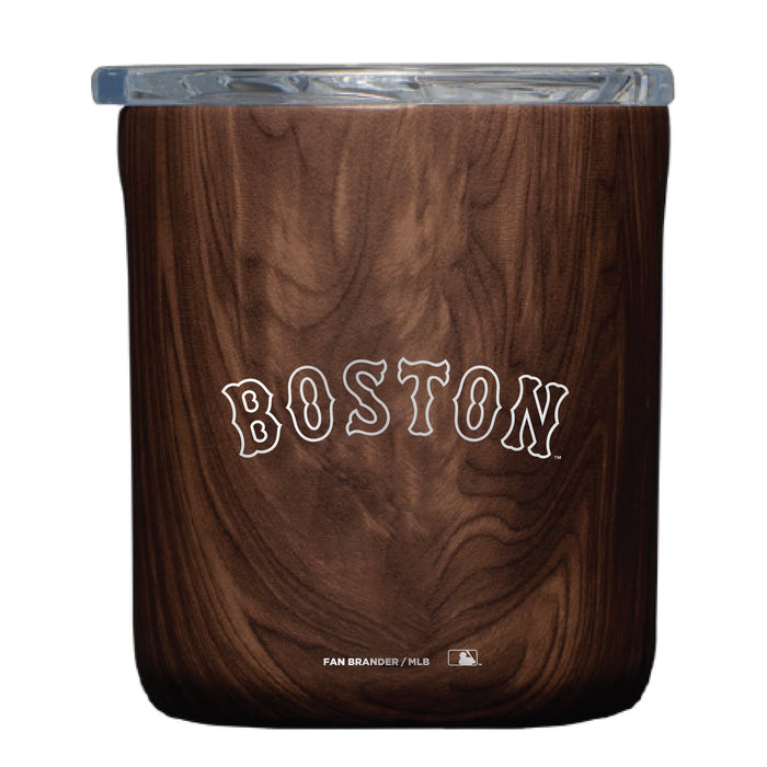 Corkcicle Insulated Buzz Cup with Boston Red Sox Etched Wordmark Logo