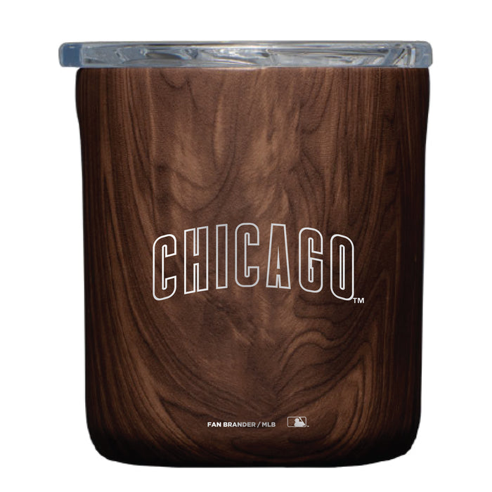 Corkcicle Insulated Buzz Cup with Chicago Cubs Etched Wordmark Logo