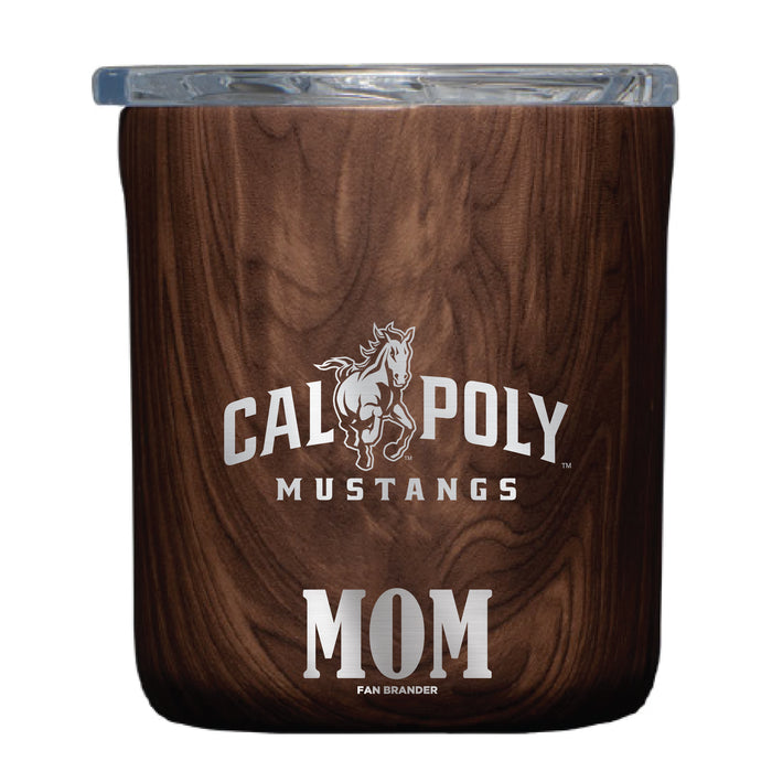 Corkcicle Insulated Buzz Cup Cal Poly Mustangs Mom Primary Logo