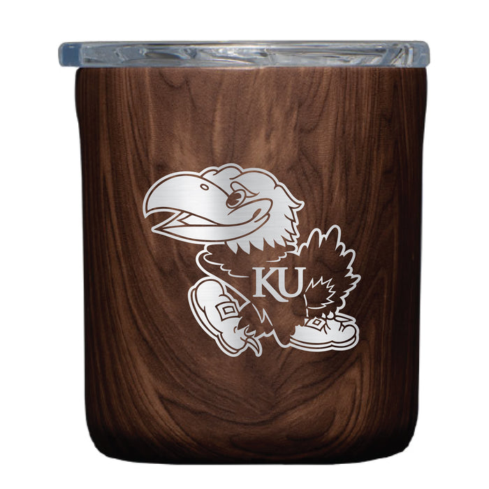 Corkcicle Insulated Buzz Cup Kansas Jayhawks Primary Logo