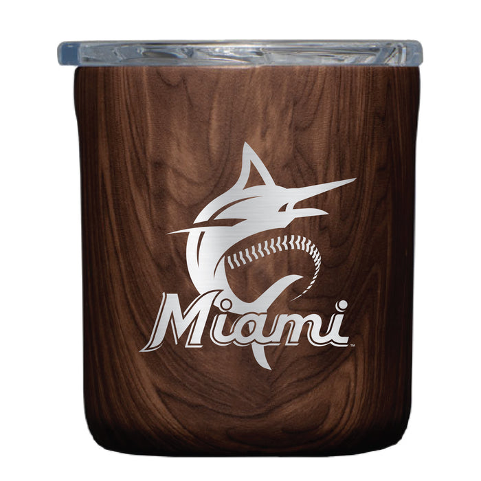 Corkcicle Insulated Buzz Cup Miami Marlins Primary Logo