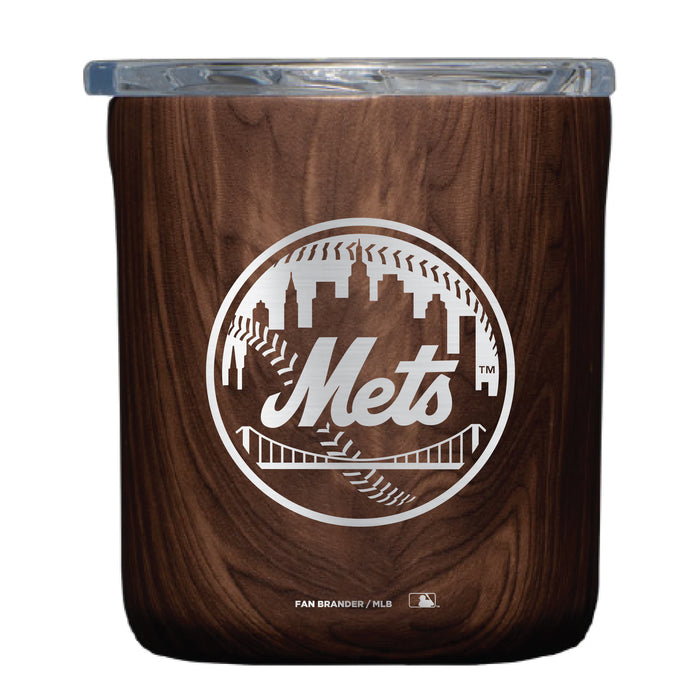 Corkcicle Insulated Buzz Cup with New York Mets Etched Secondary Logo