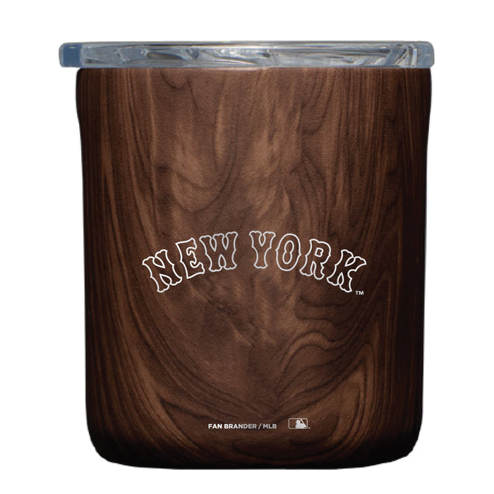 Corkcicle Insulated Buzz Cup with New York Mets Etched Wordmark Logo