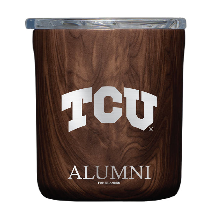 Corkcicle Insulated Buzz Cup Texas Christian University Horned Frogs Alumni Primary Logo